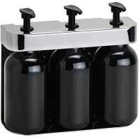 Tamper Proof Soap Dispenser Magnetic 500 ml freely fillable for Wall Mounting