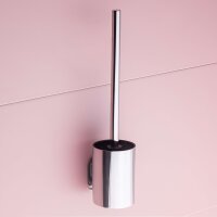 Basic Polished Stainless Steel Bathroom Accessories - No-Drill