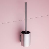 Basic Matte Stainless Steel Bathroom Accessories - No-Drill