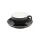 Saucer for Cappuccino Cups 200 and 280 ml, Italy Series, black & white