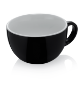 Milchkaffeetasse Obertasse, 350 ml aus Porzellan, Serie...