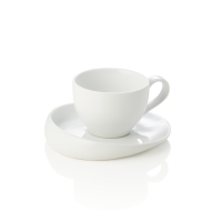 Espressotasse mit Untertasse 70 ml aus Porzellan, Serie...