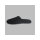 Klassische geschlossene Samt-Slippers, Schwarz, 29 cm