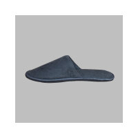 Klassische geschlossene Hotel Slippers, Grau, 30 cm