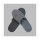 Klassische geschlossene Hotel Slippers, Grau, 30 cm