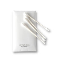 Bio-Wattestäbchen im weißen Sachet