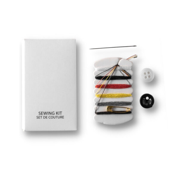 Sewing Kit in a Sealed White Box
