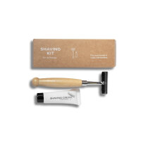 Bio-Rasierset in versiegelter brauner Box