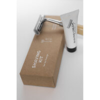 Bio-Rasierset in versiegelter brauner Box
