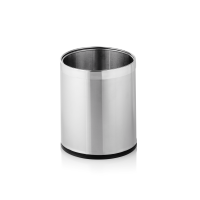 Double Wall Waste Bin Classic stainless steel 9 L