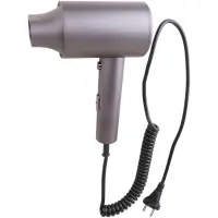 Wall-Mounted Hair Dryer with Holder, 2000 W, Gray