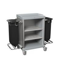 Housekeeping Trolley with 2 Laundry Bags –...