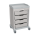 Minibar Trolley with Lockable Roller Shutter