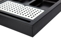 B-TRAY Willkommenstablett Stay Schwarz inkl. 1L Wasserkocher Salsa