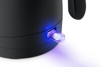 B-TRAY Willkommenstablett Siesta Schwarz inkl. 1L Wasserkocher Salsa