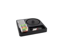 B-TRAY Willkommenstablett Square Schwarz inkl. 1L Wasserkocher Salsa