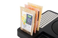 B-TRAY Willkommenstablett Square Schwarz inkl. 1L Wasserkocher Salsa