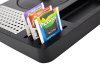 B-TRAY Willkommenstablett Square Schwarz inkl. 1L Wasserkocher Salsa
