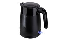 B-TRAY Willkommenstablett Square Schwarz inkl. 1L Wasserkocher Salsa