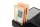 B-TRAY Willkommenstablett Square Schwarz inkl. 1L Wasserkocher Salsa
