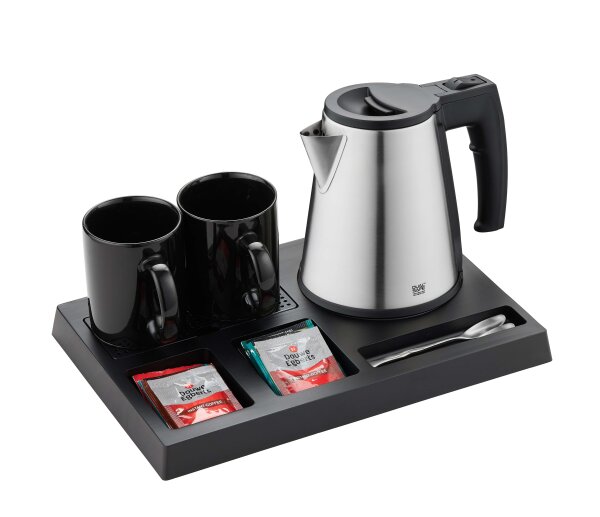 Emberton Welcome Set ANDOVER Schwarz mit Wasserkocher MALVERN 0,5 L
