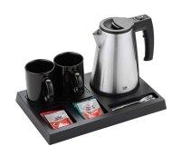 Emberton Welcome Set ANDOVER Schwarz mit Wasserkocher...