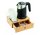 Emberton Willkommenstablett Cambourne Plus in Natur mit Schublade und 1,0-Liter-Wasserkocher
