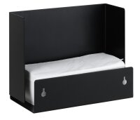 Wall-Mounted Paper Towel Dispenser – Stainless Steel, Black Finish