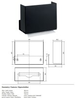 Wall-Mounted Paper Towel Dispenser – Stainless Steel, Black Finish