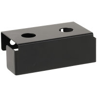 Doppelhalter für Seifenspender, Edelstahl, Schwarz