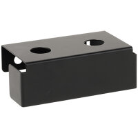 Doppelhalter für Seifenspender, Edelstahl, Schwarz