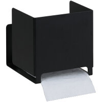 Paper Holder - Stainless Steel, Black