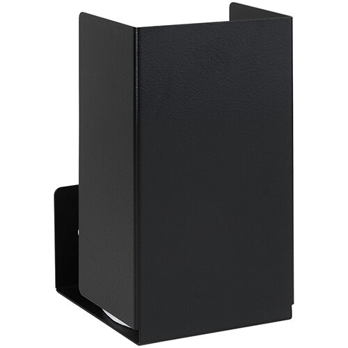 Reservepapierrollenhalter, Edelstahl, Schwarz