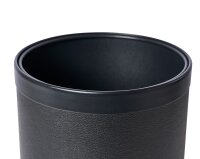 Corby Double Wall Waste Bin Highland – Black, 9L