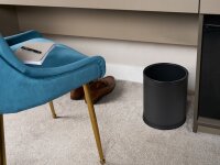 Corby Double Wall Waste Bin Highland – Black, 9L