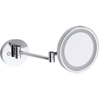 Kosmetikspiegel mit LED-Beleuchtung, Ø 20 cm,...