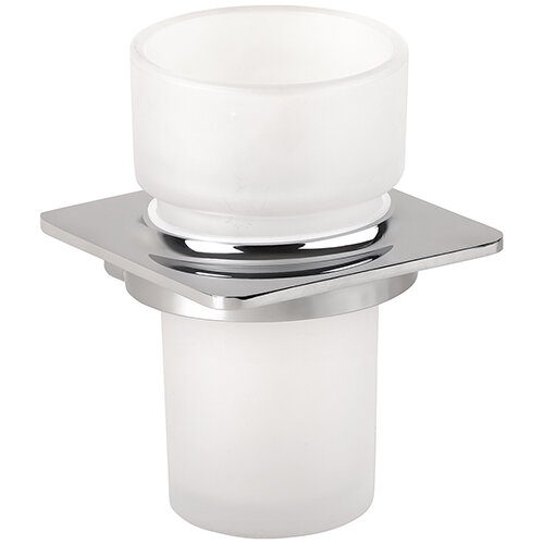 High Toothbrush Holder with Cup Gaia