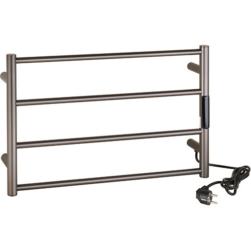 Heated Towel Rail 63W, Stainless Steel - Matt