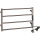 Heated Towel Rail 63W, Stainless Steel - Matt