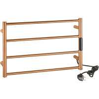 Heated Towel Rail, 63W, Stainless Steel - Matt Copper