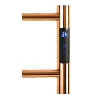 Heated Towel Rail 560 x 370 x 90 mm, 63W, Stainless Steel, Polished, Gold-Copper