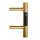 Elektrischer Handtuchtrockner 560 x 370 x 90 mm, 63W, Edelstahl, Matt, Gold