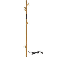 Heated Towel Rail 1180 mm, 30W, Stainless Steel - Matt Gold