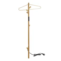 Heated Towel Rail 1180 mm, Bar, 30W, Stainless Steel, Matt, Gold