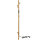 Heated Towel Rail 1180 mm, 30W, Stainless Steel - Matt Gold
