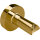 Elektrischer Handtuchtrockner 1180 mm, Stange, 30W, Edelstahl, Poliert, Gold