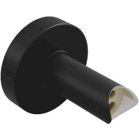 Heated Towel Rail 1180 mm, Bar, 30W, Stainless Steel, Black