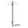 Heated Towel Rail 1180 mm, Bar, 30W, Stainless Steel, Black