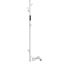 Heated Towel Rail 1180 mm, 30W, Stainless Steel - White