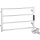 Heated Towel Rail 63W, Stainless Steel - White